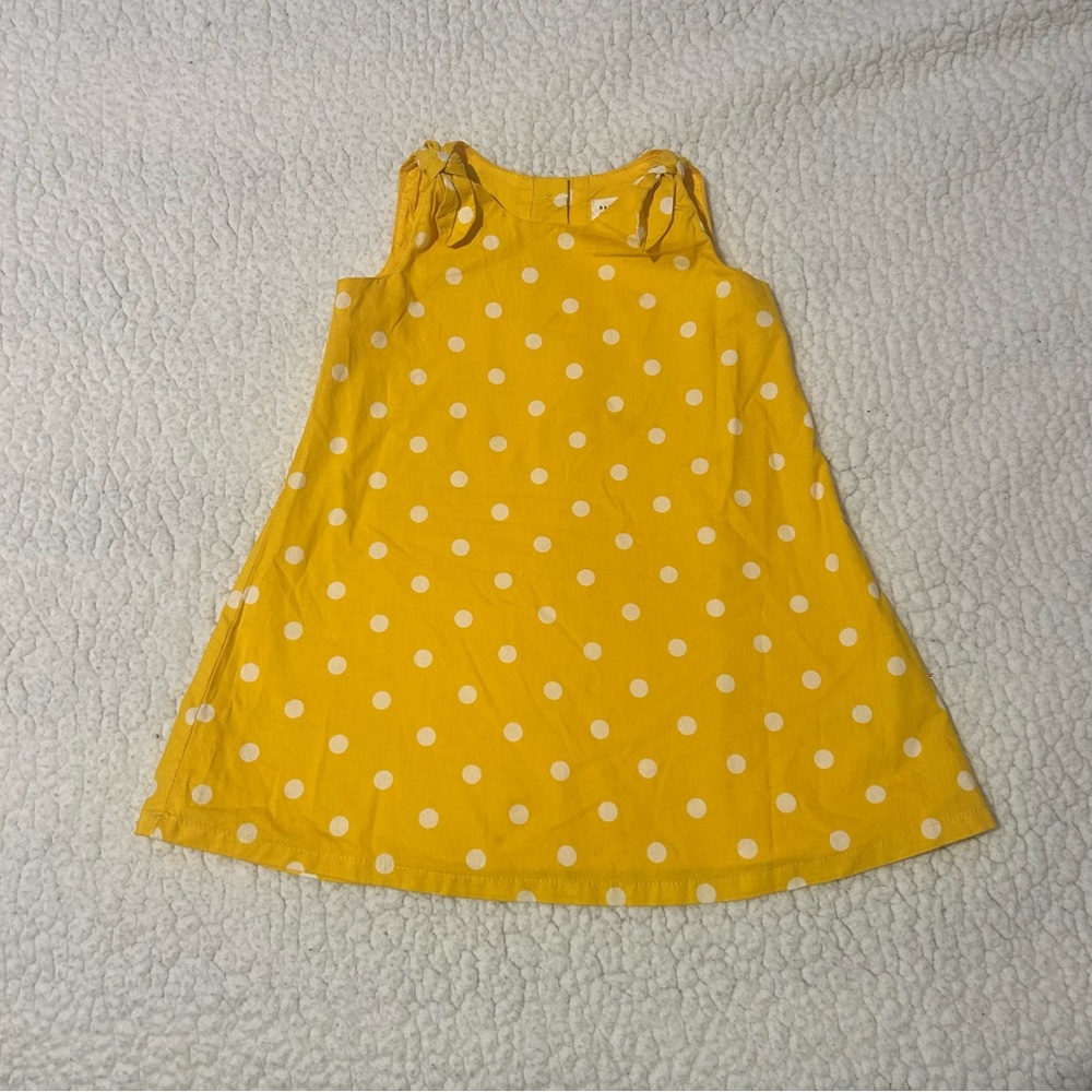 GAP Yellow Dress with White Dots